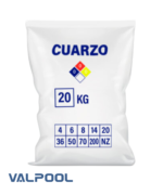 ARENA DE CUARZO PARA FILTROS DE PISCINAS EMAUX 20 KG