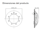 FOCO LED PISCINAS CP100 BLANCO 8W/12V EMAUX - Imagen 4