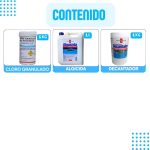 PACK CONVENIENTE PISCINAS - Cloro granular - Algicida -Decantador - Imagen 2
